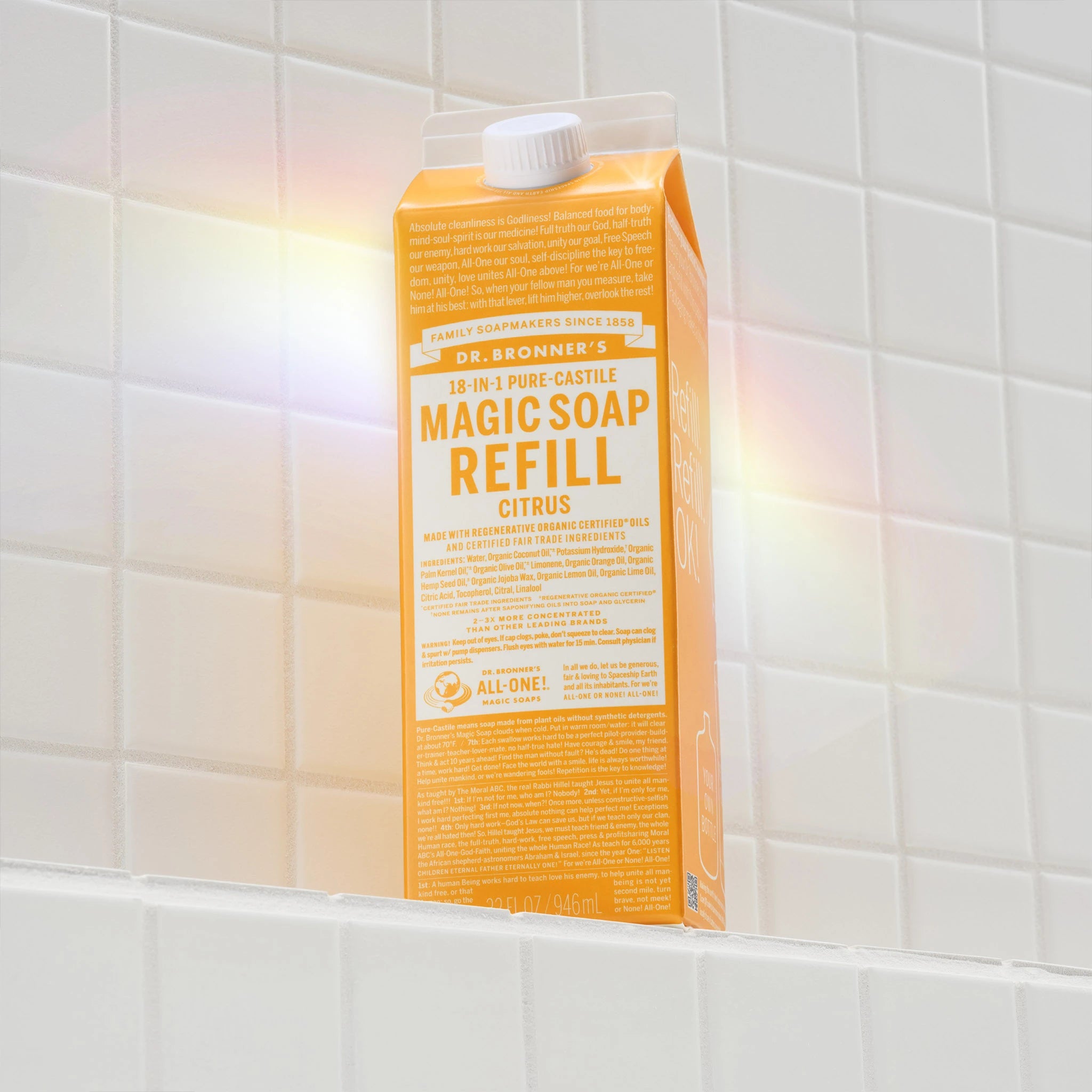 Citrus - Pure-Castile Magic Soap Refill - Image 2